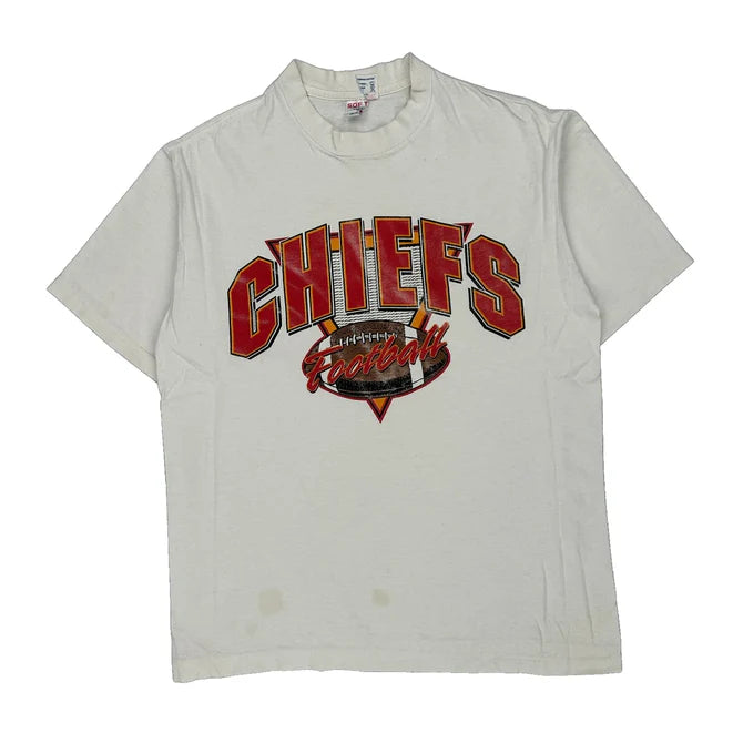 Kansas City Chiefs Tee Jays Single Stitch T-Shirt (L)